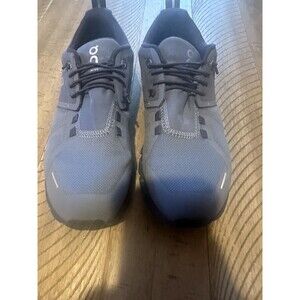 On Cloud 5 Womens Size 7 Blue Gray Athletic Running Waterproof Shoes Sneakers